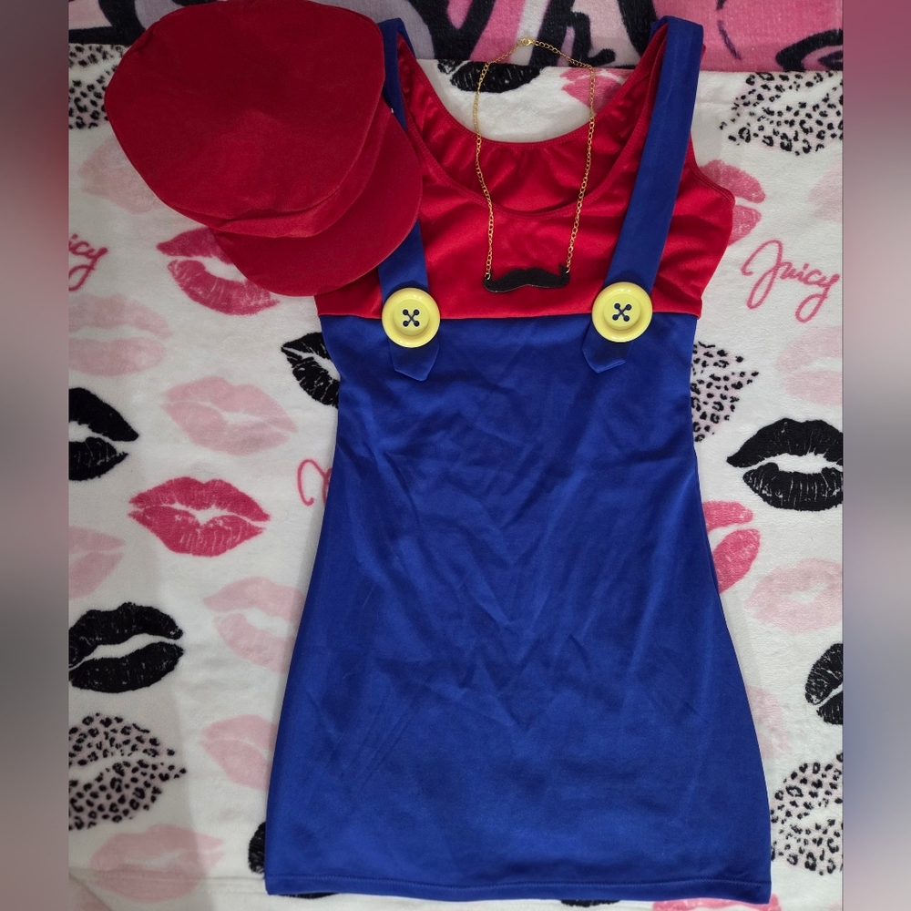 Leg Avenue Mario Bros. Sexy Woman's Halloween Costume Dress 😍